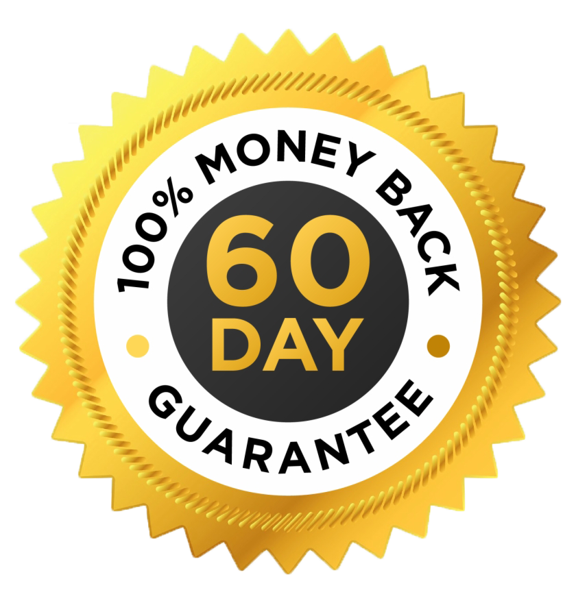 60-Day Money Back Guarantee Seal